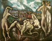 El Greco laocoon oil painting